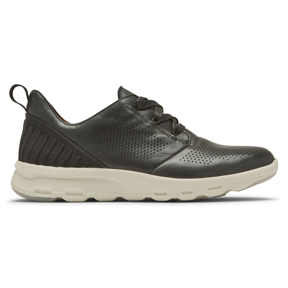 Rockport Joggesko Dame Svart - Pulsetech Tie - JETL95306